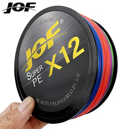 12 Strands 500M 300M 100M Braided Fishing Line Fishing Line Japan Multifilament Smooth Fishing Line Accessories