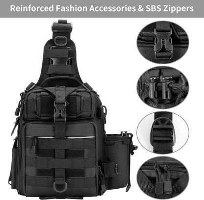 Fishing Backpack Outdoor Tackle Bag Large Fishing Tackle Bag Water-Resistant Fishing Backpack