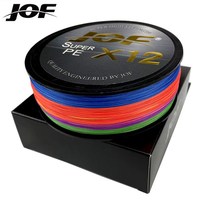 12 Strands 500M 300M 100M Braided Fishing Line Fishing Line Japan Multifilament Smooth Fishing Line Accessories